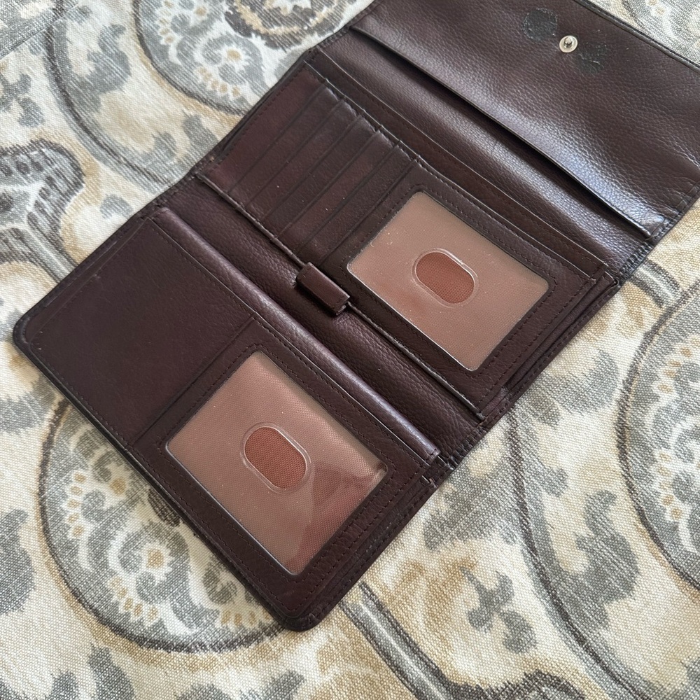 Vintage Osgoode Marley RFID Tri-fold Checkbook Wallet - Picture 5 of 8